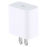 شاحن سفر PD 20W بمنفذ USB-C / Type-C واحد، قابس US، 20W قابس US