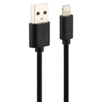 مجموعة شاحن سفر LZ-728 2 في 1 بقوة 18 واط QC 3.0 بمنفذ USB + كابل بيانات USB إلى 8 بن، قابس أوروبي، طول الكابل: 1 متر، مع كابل 8 بن