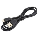 مجموعة شاحن سفر LZ-728 2 في 1 بقوة 18 واط QC 3.0 بمنفذ USB + كابل بيانات USB إلى 8 بن، قابس أوروبي، طول الكابل: 1 متر، مع كابل 8 بن
