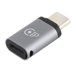 محول شحن USB-C / Type-C ذكر إلى 8 دبابيس أنثى، يدعم نقل البيانات، 8 دبابيس أنثى