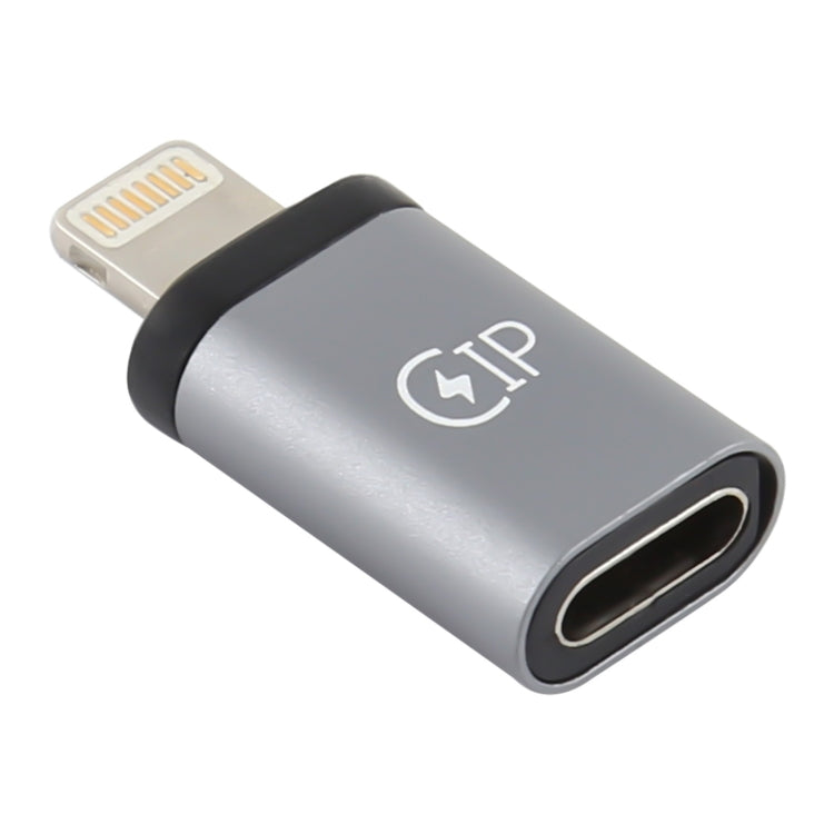 محول شحن 8 دبابيس ذكر إلى USB-C / Type-C أنثى، يدعم نقل البيانات، 8 دبابيس ذكر