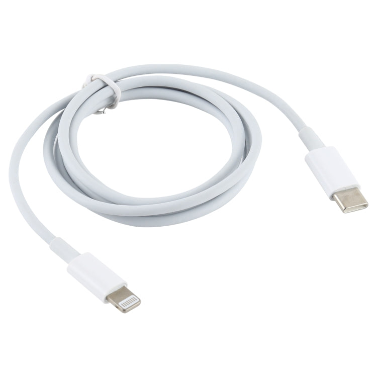 شاحن سفر 2 في 1 L-012 بقوة 20W PD بمنفذ USB-C / Type-C + مجموعة كابل بيانات USB-C / Type-C إلى 8 دبابيس، قابس EU