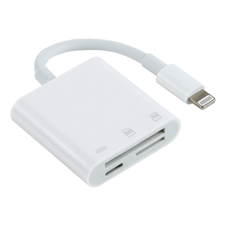 محول قارئ كاميرا NK-101Y Pro 3 في 1 من 8 دبابيس إلى 8 دبابيس + SD + TF