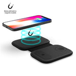 شاحن لاسلكي مغناطيسي قابل للطي متعدد الوظائف 3 في 1 بقوة 15 واط لسلسلة iPhone وساعات Apple وسماعات AirPods، F20