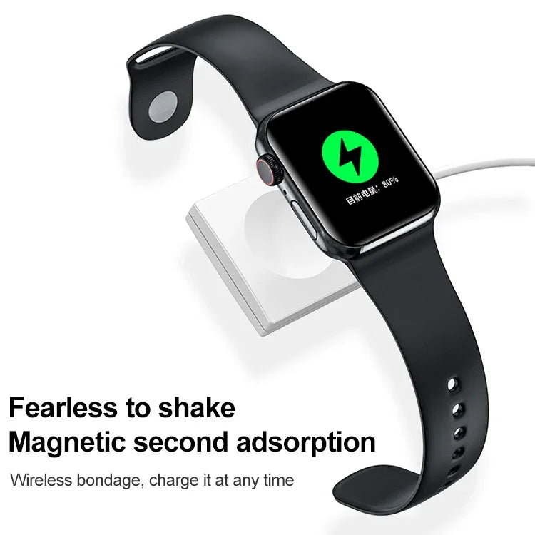 شاحن لاسلكي مغناطيسي محمول adj-981 لساعات Apple Watch، adj-981