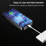 محول صوتي رقمي AV OTG 4 في 1 8 بن إلى USB مزدوج + AUX 3.5 مم + HDMI