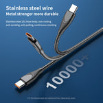 ADC-009 كابل بيانات شحن سريع من سبيكة الزنك USB إلى 8 بن، طول الكابل: 1 متر، USB إلى 8 بن