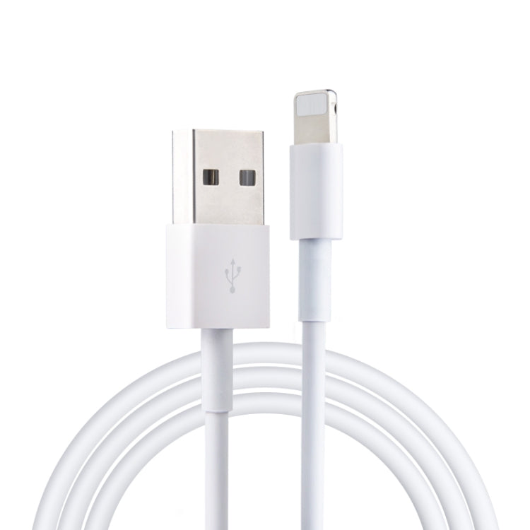 كابل بيانات شحن سريع IVON CA19 2.4A USB إلى 8 دبابيس لأجهزة iPhone و iPad، الطول: 1 متر
