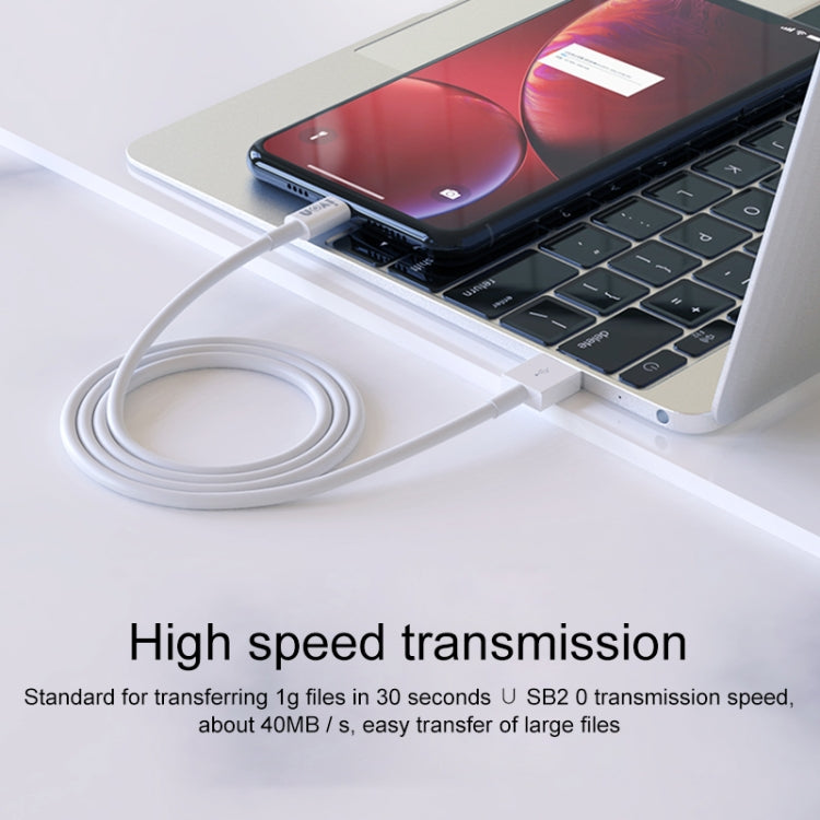 IVON CA70 8 Pin Fast Charging Data Cable, Length: 1m, 8 Pin, Length: 1m