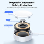 كابل بيانات شحن لاسلكي 3 في 1 USB-C / Type-C إلى 8 دبابيس + USB-C / Type-C + شاحن ساعة مغناطيسي، طول الكابل: 1.2 متر