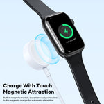 كابل بيانات شحن لاسلكي 3 في 1 USB-C / Type-C إلى 8 دبابيس + USB-C / Type-C + شاحن ساعة مغناطيسي، طول الكابل: 1.2 متر