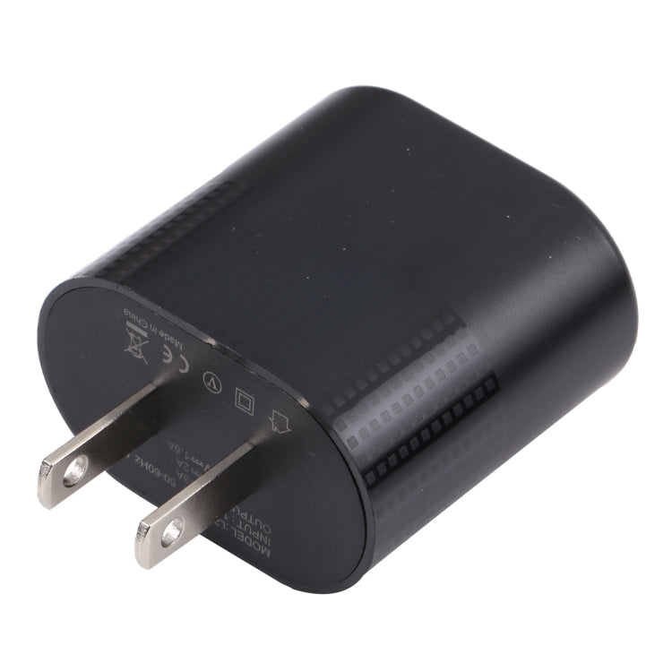 شاحن USB سريع LZ-2117 بقوة 18 واط QC3.0 3.1 أمبير، قابس أمريكي
