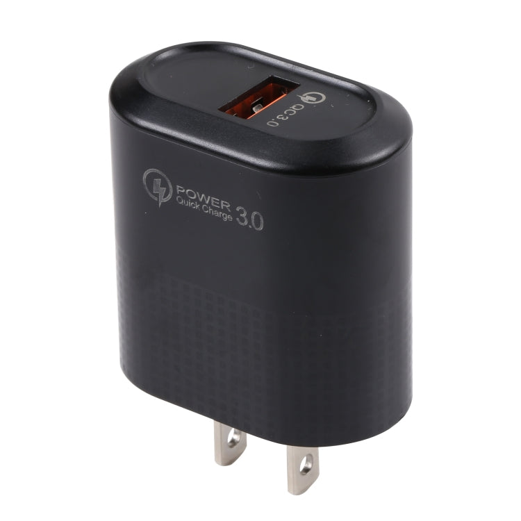 شاحن USB سريع LZ-2117 بقوة 18 واط QC3.0 3.1 أمبير، قابس أمريكي
