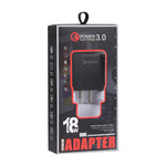 شاحن USB سريع LZ-2117 بقوة 18 واط QC3.0 3.1 أمبير، قابس أمريكي