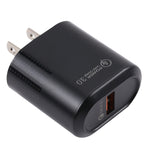 شاحن USB سريع LZ-2117 بقوة 18 واط QC3.0 3.1 أمبير، قابس أمريكي