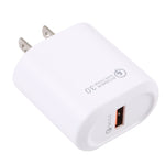 شاحن USB سريع LZ-2117 بقوة 18 واط QC3.0 3.1 أمبير، قابس أمريكي