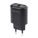 شاحن USB سريع LZ-2117 بقوة 18 واط QC3.0 3.1 أمبير، قابس أوروبي