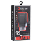 شاحن USB سريع LZ-2117 بقوة 18 واط QC3.0 3.1 أمبير، قابس أوروبي