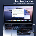 Mutural Li-CC001 كابل شحن وبيانات USB-C / Type-C إلى 8 دبابيس بطول 1.2 متر PD20W بشاشة رقمية، Type-C إلى 8 دبابيس