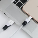 2 قطعة واقي لفاف كابل شحن USB مضاد للكسر، غلاف حماية