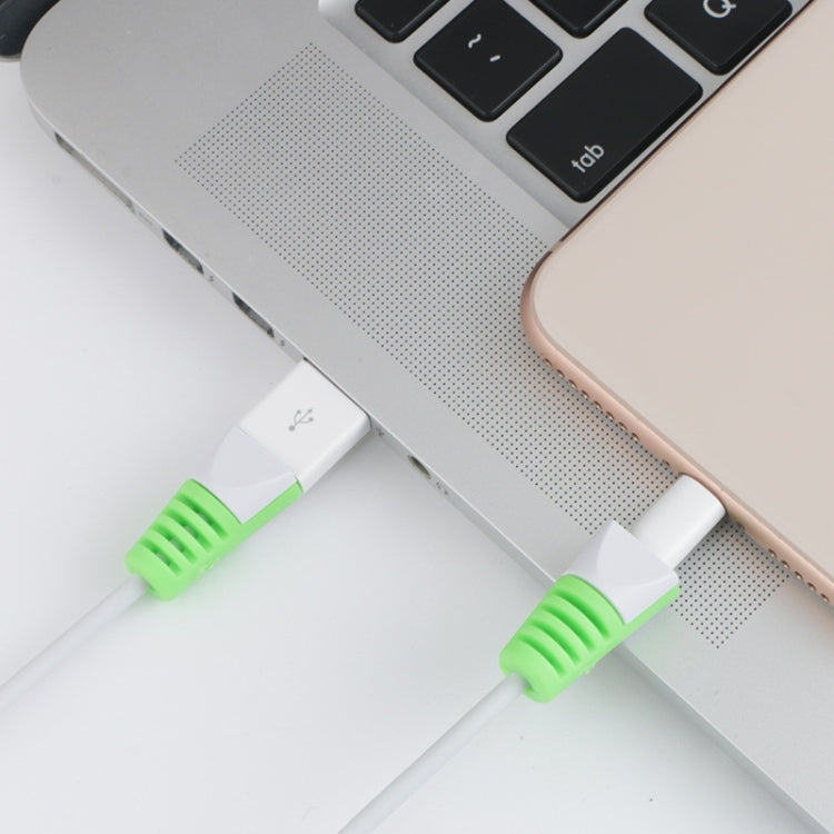 2 قطعة واقي لفاف كابل شحن USB مضاد للكسر، غلاف حماية
