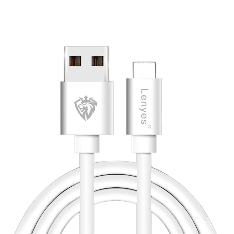 كابل شحن ومزامنة بيانات USB إلى 8 دبابيس من Lenyes LC701 بطول 1.5 متر ومخرج 2.4A، 1.5 متر 8 دبابيس