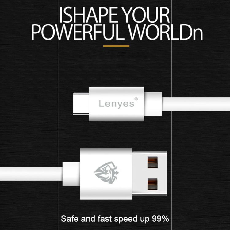 كابل شحن ومزامنة بيانات USB إلى 8 دبابيس من Lenyes LC701 بطول 1.5 متر ومخرج 2.4A، 1.5 متر 8 دبابيس