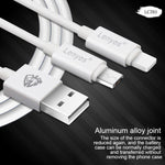 كابل شحن ومزامنة بيانات USB إلى 8 دبابيس من Lenyes LC701 بطول 1.5 متر ومخرج 2.4A، 1.5 متر 8 دبابيس
