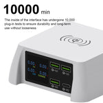 محطة شحن ذكية متعددة الوظائف F96 100 واط USB x3 + PD