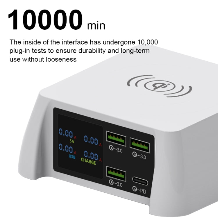 محطة شحن ذكية متعددة الوظائف F96 100 واط USB x3 + PD