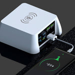 محطة شحن ذكية متعددة الوظائف F96 100 واط USB x3 + PD