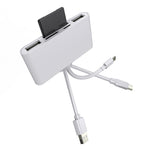 قارئ كاميرا متعدد الوظائف 5 في 1 8 دبابيس + Type-C / USB-C + USB + بطاقة TF + بطاقة SD
