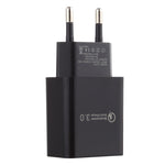 LZ-706 QC3.0 شاحن سفر بمنفذ USB واحد، قابس EU