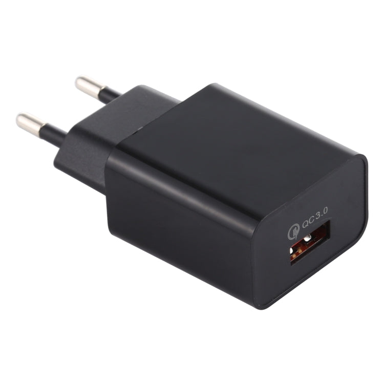 LZ-706 QC3.0 شاحن سفر بمنفذ USB واحد، قابس EU