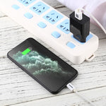 LZ-706 QC3.0 شاحن سفر بمنفذ USB واحد، قابس EU