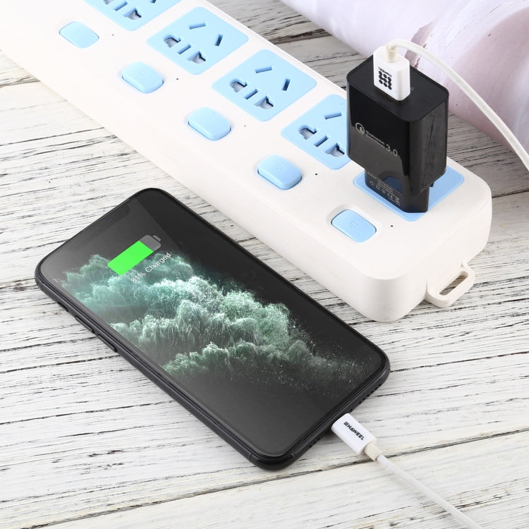 LZ-706 QC3.0 شاحن سفر بمنفذ USB واحد، قابس EU
