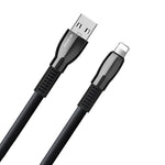 WK WDC-107i كابل شحن ومزامنة بيانات USB إلى 8 بن بطول 1 متر، خرج 2.4A، سلسلة سبائك الزنك، 8 بن