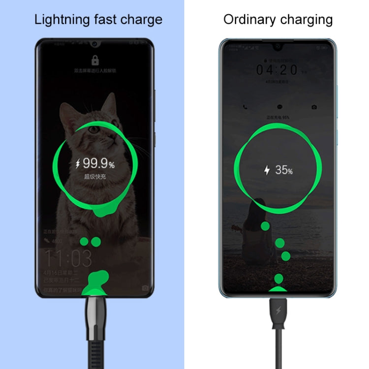 WK WDC-107i كابل شحن ومزامنة بيانات USB إلى 8 بن بطول 1 متر، خرج 2.4A، سلسلة سبائك الزنك، 8 بن