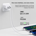 WK WP-U53 شاحن QC3.0 20 واط USB Type-C شاحن سريع PD Maxspeed