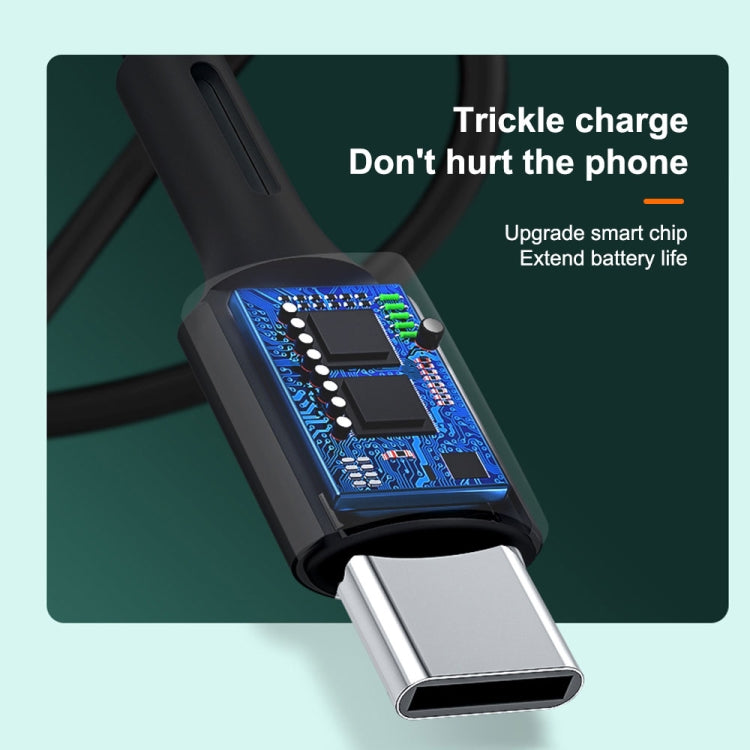 كابل بيانات شحن سريع 3A من USB إلى 8 دبابيس من WK WDC-136، USB إلى 8 دبابيس (أسود)، USB إلى 8 دبابيس (أبيض)