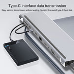 محول HUB 11 في 1 RJ45 + 87 واط PD + SD/TF + USBx3 + HDMI + VGA + 3.5 مم AUX إلى Type-C، 11 في 1