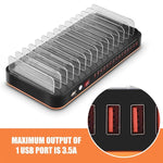 محطة شحن ذكية USB سريعة بقدرة 100 واط مع 15 منفذ وحامل للهاتف والتابلت WLX-815، قابس أمريكي 100 واط، قابس أوروبي 100 واط، قابس بريطاني 100 واط، قابس أسترالي 100 واط
