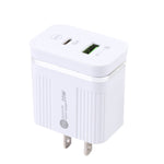 شاحن سريع متعدد الوظائف USB بقوة 20 واط PD + QC3.0، قابس أمريكي