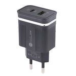 46-A2C2 20 واط PD + QC3.0 شاحن متعدد الوظائف USB سريع، قابس EU، قابس EU