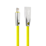 AWEI CL-95 كابل بيانات شحن سريع محمول TPE + سبائك الألمنيوم USB إلى 8 بن، 2A، الطول: 1 متر