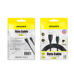 كابل شحن USB إلى 8 دبابيس بطول 1 متر 2.4A من awei CL-115L