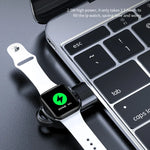 شاحن لاسلكي مغناطيسي محمول عالمي K02 لساعات Apple Watch Series 6 / 5 / SE / 4 / 3 / 2 / 1