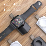 شاحن لاسلكي مغناطيسي محمول عالمي K03 لساعات Apple Watch Series 6 / 5 / SE / 4 / 3 / 2 / 1