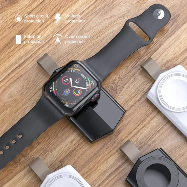 شاحن لاسلكي مغناطيسي محمول عالمي K03 لساعات Apple Watch Series 6 / 5 / SE / 4 / 3 / 2 / 1