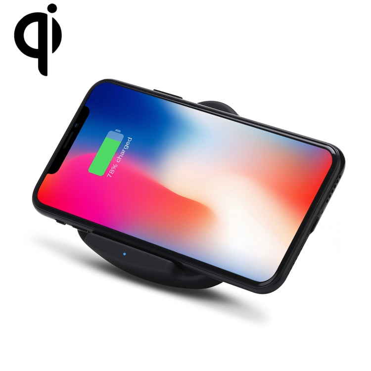 لوحة شاحن لاسلكي سريع Qi بقوة 10 واط من ABS + PC، QK11 أزرق، QK11 أسود، QK11 ذهبي